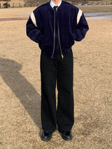 Velvet Varsity Jacket
