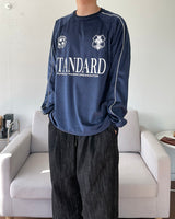 ベルベットサッカーロングスリーブドTシャツ