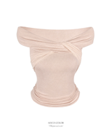 Selene Twist Wrap Top (3color)