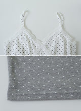 MR Dot Lace Layered Sleeveless (3color)