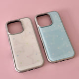 star spray silver frame case