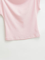アネッサボートネックスリムTシャツ
