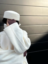 [안감누빔] Caramel double short coat