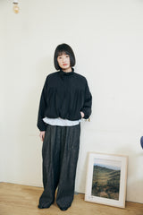 Layered frill T-shirt  / Peach