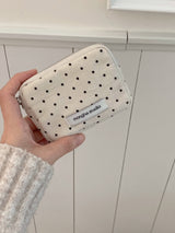 Dot card wallet - BEIGE
