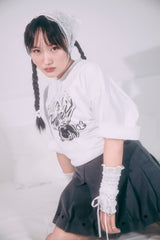 Collaboration over size T-shirt | HARUKI HAMANO × VENHIT - WHITE