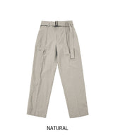Morris Linen Belted Wide Slacks