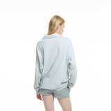 oversized loose-fit polo shirt