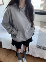 Nasty Unbalanced Shirring Skirt Leggings