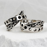 SVR-623 [Korean celebrity Enhypen Heeseung wears] silver 92.5 cross chain silver ring