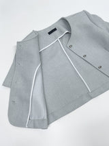Bebe Tweed Short Sleeve Jacket