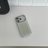 green silver bumper case
