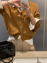 ニッツクラシックVネックカーディガン