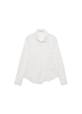 Side button shirts [White]