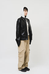 (W) Roa Stud Hooded Top (3color)