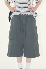 Civita snap cargo bermuda pants
