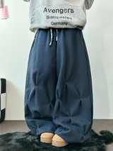 パンチングルーズヒップストリートロングパンツ 💙🤎2COLOR