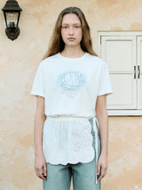 スワングラフィックTシャツ ホワイト