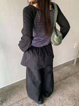 Cardin Cotton Banding Skirt Pants