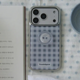 Check Gray Silver Epoxy Case