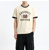 Essential Standard Short Sleeve Ringer T-shirt Vintage Cream