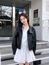 #Diana ラッフルオフショルダーシャーリングミニドレス