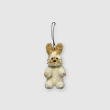 [made] cream rabbit keyring s size