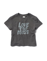 LTM クロップTシャツ(DARK GREY)