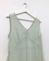 YWDフラワー シフォン ドレス (3color)