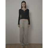 COTTON CANDY PANTS-LIGHT GRAY