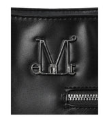 NOVEN ONE SIDE STRAP DOUBLE POCKET LEATHER SHOULDER BAG