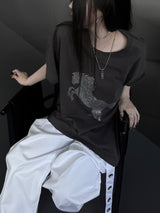 horse beads overfit T (2color)