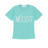 AVIX VIVID SILVER PRINT SLIM FIT HALF T