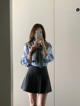 ウォンテッドプリテッドミニスカート