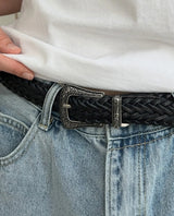 Ruthen Western Braided Leather Belt