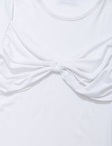 リボンTシャツ(WHITE)
