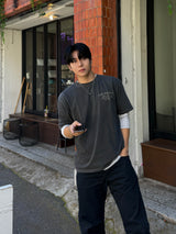 Raf pigment patch short sleeve t-shirt