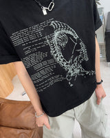 レネ ボン グラフィック スラブ Tシャツ