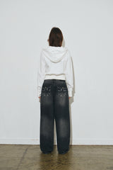 eg pk デニムパンツ (black)