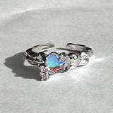Daily Heart gemstone Ring