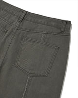 Double Pocket Incision Jeans/Grey