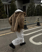Wild fur jacket