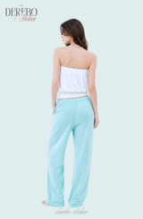 ラウンジ レタリング ミント ロング パンツ(PANTS)