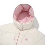 CHERRY REVERSIBLE SHORT DOWN JUMPER [IVORY]