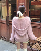 ディープウッディブラウンチェック & レースカンカンスカート