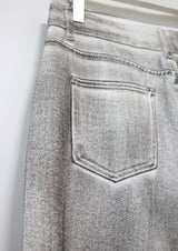 Black Spray Coated Jeans