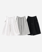 Punch Eyelet Bermuda Sweatpants