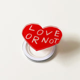 レッドLoveornotマグセーフトック