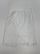 Popcorn Flower Frill Midi Skirt