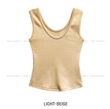 [U-BAISC] Fog solid sleeveless